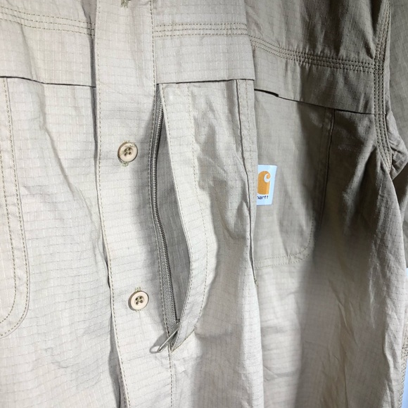 Carhartt Force Cotton Blend Button Front Vented - Picture 5 of 8